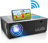 🎥 enhanced uuo native 1080p projector p6 pro with wifi, 4k hd video support, ±50° digital keystone, and smartphone screen synchronization. ideal for home theater with tv stick, ps5, x-box, laptop, ios, and android compatibility. logo