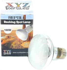 img 1 attached to Enhance Reptile Comfort and Health with XYZReptiles UVA Reptile Heat Lamp 100 Watt Bulb Basking Light