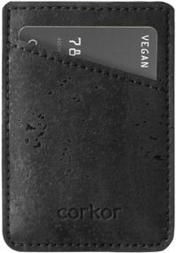 img 4 attached to Corkor Pocket Wallet Minimalist Durable