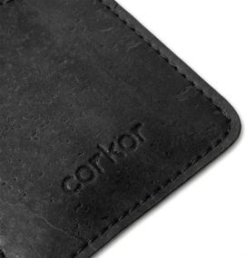 img 1 attached to Corkor Pocket Wallet Minimalist Durable