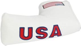 img 1 attached to PINMEI Golf Blade Putter Cover - Synthetic Leather Headcover for Scotty Cameron, Odyssey, Taylormade, and Ping Putters