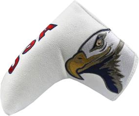 img 3 attached to PINMEI Golf Blade Putter Cover - Synthetic Leather Headcover for Scotty Cameron, Odyssey, Taylormade, and Ping Putters