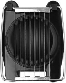 img 4 attached to 🥚 Home Basics Multipurpose Stainless Steel Wire Plastic Egg Slicer, Black (1) - Slice and Dice Eggs with Ease!