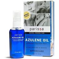 🌿 parissa azulene after waxing oil: prevent ingrown hairs, soothe skin - chamomile extract, 60ml (2oz) easy spray bottle logo