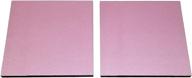 🔥 premium pink insulation foam - 1/2" thick (2 sq ft) for optimal thermal efficiency logo