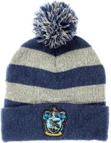 img 2 attached to 🧢 Stay Warm in Ravenclaw Style: Potter Hogwarts Houses Beanie for Boys' Accessories and Cold Weather