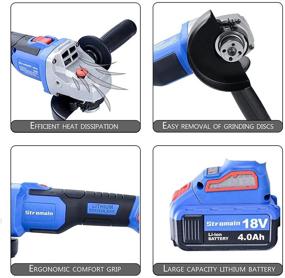 img 1 attached to Efficient and Versatile: Stromain Brushless Inch Professional Cordless Adjustment