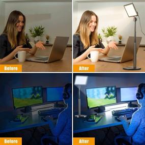 img 3 attached to 🌟 Enhance Lighting for Streaming & Video Content with VIJIM Key Light K3: Adjustable LED Video Light with Extendable Desktop Stand