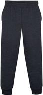 comfortsoft ecosmart jogger sweatpants: ultimate boys' clothing by hanes logo