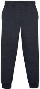 img 2 attached to Умный и уютный корректированный пот Jogger Sweatpants: Настоящая детская одежда ComfortSoft EcoSmart by Hanes.