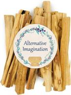 🌿 premium palo santo holy wood incense sticks 2 oz pack for purifying, cleansing, healing, meditating, stress relief. 100% natural, sustainable, and wild harvested. logo