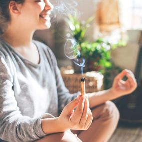 img 2 attached to 🌿 Premium Palo Santo Holy Wood Incense Sticks 2 Oz Pack for Purifying, Cleansing, Healing, Meditating, Stress Relief. 100% Natural, Sustainable, and Wild Harvested.