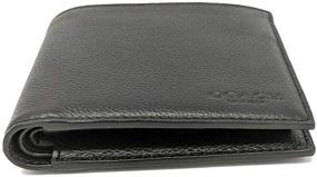 img 4 attached to COACH Compact Bifold Wallet 👛 74991: Sleek and Stylish Storage Solution