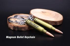 img 3 attached to Gun Keychain Sniper And Rifle Shooting Gun Key Chain Bag Charm Pendant Metal Weapon Gun Shaped Keyring For Men And Boys