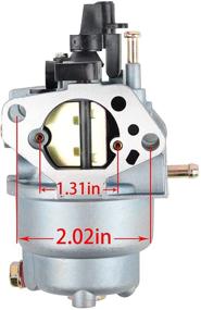 img 2 attached to Homelite PowerStroke 5000W 6000W 7500 Ватт 16100-Z191110 Карбюратор - Автокей высокопроизводительный карбюратор