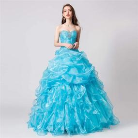 img 3 attached to Leyidress Quinceanera Dress Sweet Formal Girls' Clothing for Dresses