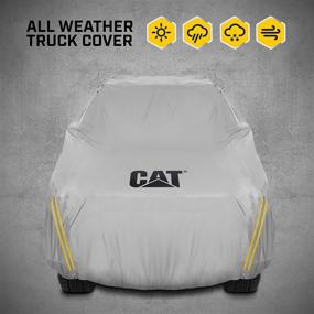 img 3 attached to Caterpillar CAT Workforce Pickup Truck Cover - Waterproof All-Weather Outdoor Car Cover | 6-Layer Tough Protection for Winter, Summer, Rain, Wind, UV, Snow | Full Size Crew Cab Compatible