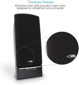 img 2 attached to 🔊 Cyber Acoustics CA-2014: Amplify Your Desktop Experience with Multimedia Computer Speakers