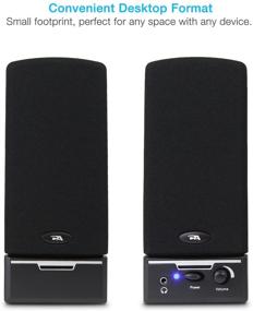 img 3 attached to 🔊 Cyber Acoustics CA-2014: Amplify Your Desktop Experience with Multimedia Computer Speakers