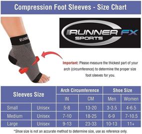 img 1 attached to 🏃 Runner FX Sports Plantar Fasciitis Socks: Ultimate Support for Neuropathy & Foot Pain