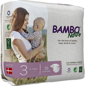 img 4 attached to 🌿 Bambo Nature Eco Friendly Premium Diapers - Size 3 (9-20 lbs), 396 Count - Ideal for Sensitive Baby Skin