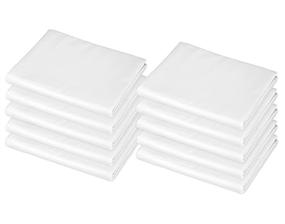 img 4 attached to 🛏️ American Baby Company 10-Pack White Nap Mat Sheet for Daycare/Pre-School - Cotton-Polyester Blend, Fitted with Elastic Corners
