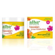🌿 alba botanica hawaiian oil free moisturizer, refining aloe & green tea - 3 oz | packaging may vary logo