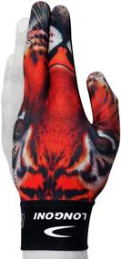 img 3 attached to LONGONI Billiard POOL GLOVE Tiger