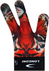 img 1 attached to LONGONI Billiard POOL GLOVE Tiger