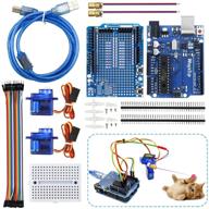 🛠️ wayintop arduino starter kit - includes tutorial, r3 board, 1.5m usb cable, r3 expansion board, mini breadboard, sg90 servo, pin header, jumper wire logo