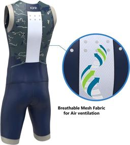 img 1 attached to Enhance Performance with the KONA Assault 🏊 Triathlon Race Suit - Speedsuit Skinsuit Trisuit Sleeveless