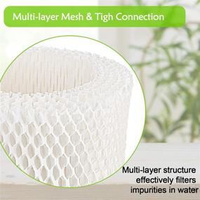 img 3 attached to 🌬️ IOYIJOI Humidifier Filter: Compatible with Honeywell HAC-504, HAC-504AW, Filter A & More | White, 4pcs