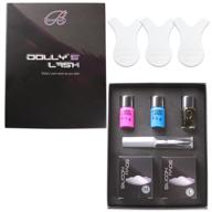 professional curling and lifting: beauticom dolly's lash lift eyelash wave lotion premium perm kit logo
