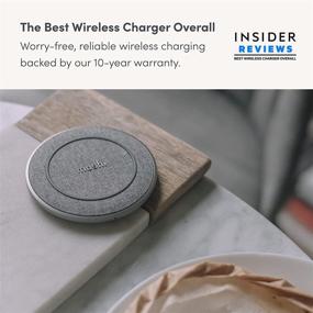 img 3 attached to 🔌 Moshi Otto Q 15W and Qubit 18W Charger Combo: Fast Wireless Charging with Soft Fabric Texture, Charge Through Cases. Compatible with Galaxy 21, Pixel, iPhone 12/11/AirPods Pro/Note