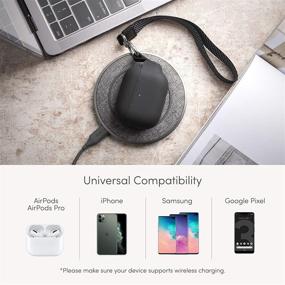 img 2 attached to 🔌 Moshi Otto Q 15W and Qubit 18W Charger Combo: Fast Wireless Charging with Soft Fabric Texture, Charge Through Cases. Compatible with Galaxy 21, Pixel, iPhone 12/11/AirPods Pro/Note