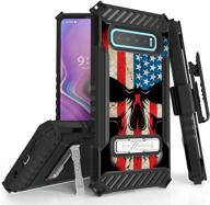 trishield military kickstand holster samsung cell phones & accessories logo