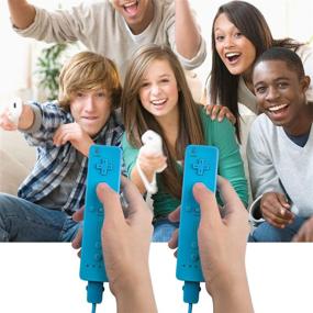 img 1 attached to 🎮 2-Pack Wireless Wii Remote Controller, TechKen Compatible with Wii and Wii U (Motion Plus and Nunchuck not Included)