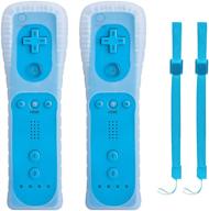 🎮 2-pack wireless wii remote controller, techken compatible with wii and wii u (motion plus and nunchuck not included) logo