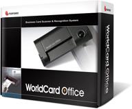 💼 compact business card scanner: worldcard office mini logo