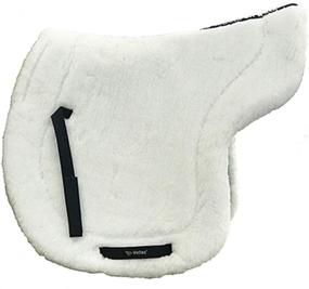 img 2 attached to 🐻 Back on Track Ceramic Teddy Saddle Pad in White - 21 inch Spine x 20 inch Drop: Enhance Performance and Comfort