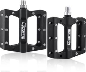 img 4 attached to 🚲 Cycloving Large Platform Mountain Bike Pedals with 3 Bearings: High-Strength, Lightweight, Non-Slip Bicycle Pedals for Road, MTB, and Fixie Bikes