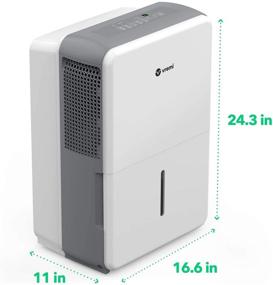 img 3 attached to 🌬️ Vremi 50 Pint Dehumidifier: Energy Star Rated for Large Spaces and Basements, Removing Moisture from 4,500 Sq. Ft.