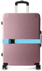 img 1 attached to ✈️ Enhance Your Travel Experience with Hibate Adjustable Luggage Suitcase Accessories