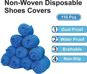 img 3 attached to 👞 Disposable Slip-On Shoe Covers - Pack of Pairs