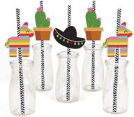 🎉 let's fiesta! spicing up your mexican fiesta party with paper straw decor - set of 24 logo