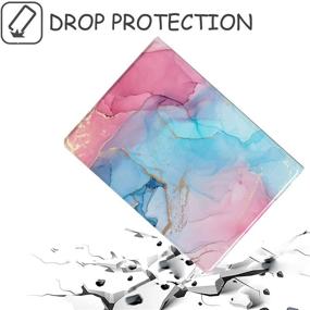 img 1 attached to USTY Samsung Galaxy Tab A 8.0 Case 2019 SM-T290, USTY Slim Folio Stand PU Leather Cover for Galaxy Tab A 8.0 2019 Without S Pen Model SM-T290/T295/T297, Watercolor - Enhanced SEO