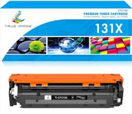 🖨️ high-quality replacement toner cartridge for hp 131a 131x cf210a cf210x pro 200 color m251nw mfp m276nw m251n m276n m276 m251 printer (black, 1-pack) logo