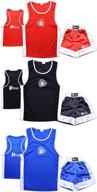 🥊 prime sports kids boxing set - 2 piece top & shorts set in satin fabric - suitable for ages 03-14 years logo