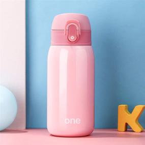 img 3 attached to 🌱 Sprouts Stainless Steel Vacuum Insulated Kids Water Bottle - 24 Hours Cold, 12 Hours Hot - Reusable Metal Water Bottle - Leak-Proof Sports Flask - 11 oz Capacity