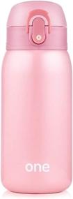 img 4 attached to 🌱 Sprouts Stainless Steel Vacuum Insulated Kids Water Bottle - 24 Hours Cold, 12 Hours Hot - Reusable Metal Water Bottle - Leak-Proof Sports Flask - 11 oz Capacity